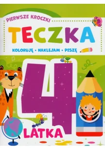Pierwsze kroczki Teczka 4-latka - Książki edukacyjne - miniaturka - grafika 1