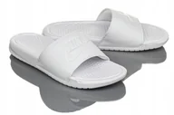 Klapki i japonki damskie - KLAPKI DAMSKIE NIKE BENASSI JDI CAŁE BIAŁE R-36,5 - miniaturka - grafika 1