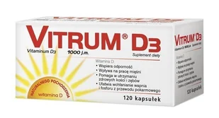 TAKEDA Vitrum D3 1000j.m 120 kapsułek Długi termin ważności! 8969003 - Witaminy i minerały - miniaturka - grafika 1