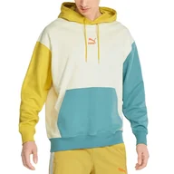 Bluzy sportowe męskie - Bluza Puma Classics Block Hoodie 534602-65 - multikolor - miniaturka - grafika 1