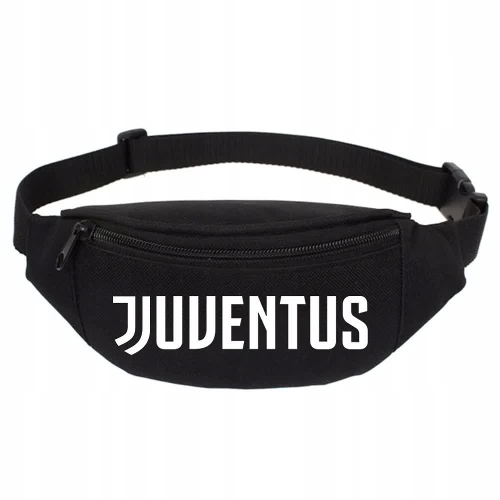 SPORTOWA NERKA CZARNA Biodrowa Prezent Dla Fana Piłki Nożnej JUVENTUS Wzory