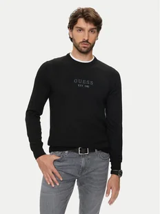 Guess Bluza M4YR04 Z3052 Czarny Regular Fit - Bluzy męskie - miniaturka - grafika 1