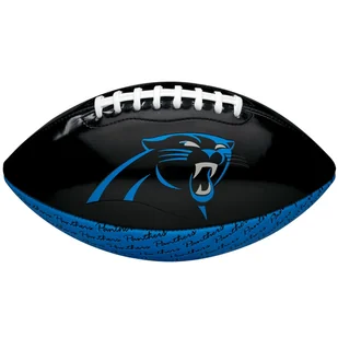 Wilson NFL Team Peewee Carolina Panthers Mini Ball WTF1523XBCA, unisex, piłki do futbolu amerykańskiego, Czarne - Piłka nożna - miniaturka - grafika 1