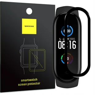 Pełne Szkło Hybrydowe Do Xiaomi MI Band 6 5 4 - Akcesoria do smartwatchy - miniaturka - grafika 1