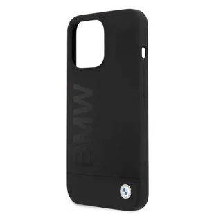 Etui BMW BMHMP13LSLBLBK iPhone 13 Pro / 13 6,1" czarny/black hardcase Silicone Signature Logo Magsafe - Etui i futerały do telefonów - miniaturka - grafika 6