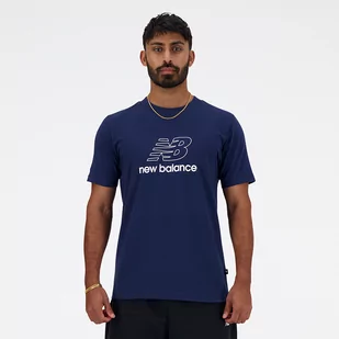Koszulka męska New Balance MT41906NNY  granatowa - Koszulki męskie - miniaturka - grafika 1