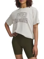 Koszulki i topy damskie - Under Armour Koszulka "Campus" w kolorze białym - miniaturka - grafika 1