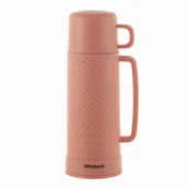 Termosy - Termos bidon turystyczny z kubeczkiem i szklanym wkładem 450ml - miniaturka - grafika 1