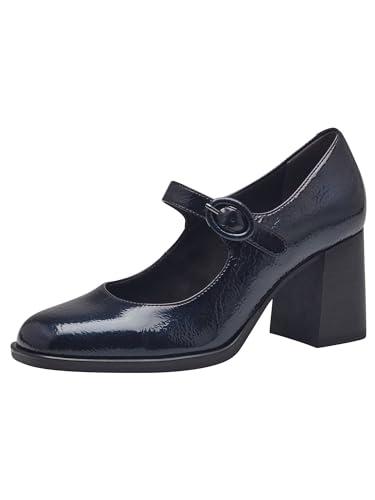 Tamaris Damskie czółenka 1-24440-41, Navy Patent, 38 EU