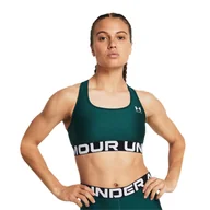 Bielizna sportowa damska - Biustonosz fitness Under Armour HG Authentics Mid Branded - miniaturka - grafika 1