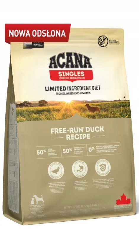 Acana Singles Free-Run Duck 2 kg