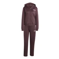 Spodnie damskie - Damski Dres ADIDAS W LINEAR TS JD2698 – Bordowy - miniaturka - grafika 1