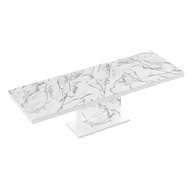 Stoły - Stół rozkładany MODICA Marble White HG + Marble White HG + Biały HG - miniaturka - grafika 1