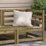 Sofy ogrodowe - Ogrodowa sofa narożna, 70x70x67 cm, impregnowane drewno sosnowe Lumarko! - miniaturka - grafika 1