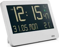 Zegary - Zegarek Braun Budzik zegar z termometrem Braun BC14W-RC - miniaturka - grafika 1