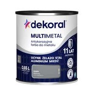 Farby olejne i specjalne - Dekoral Farba antykorozyjna do metalu MULTIMETAL Szary 0,65 l - miniaturka - grafika 1