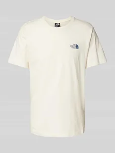 T-shirt z wiskozy z nadrukiem z logo - Koszulki męskie - miniaturka - grafika 1