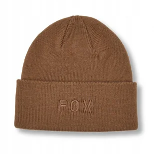 Czapka Zimowa Fox Wordmark Beanie Walnut Os - Czapki damskie - miniaturka - grafika 1