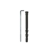 Kołki - ANDPOL Kołek rozporowy Ø 10 z hakiem prostym 6 x 180 - miniaturka - grafika 1