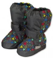 Koszulki i topy damskie - niechodki zimowe szare z kolorowymi serduszkami Sterntaler [rozmiar stopy: 17/18] - miniaturka - grafika 1