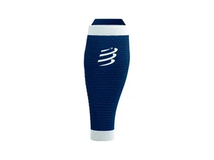 COMPRESSPORT Opaski kompresyjne na łydki R2V3 estate blue - Pozostały sprzęt i akcesoria do ćwiczeń - miniaturka - grafika 3