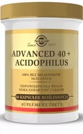 Suplementy naturalne - Solgar Advanced 40+ Acidophilus 60 kapsułek - miniaturka - grafika 1