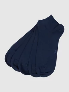 Krótkie skarpety z dodatkiem streczu w zestawie 5 szt. - Szlafroki męskie - miniaturka - grafika 1