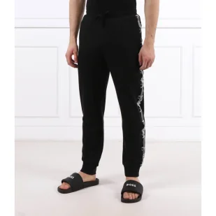 Emporio Armani Spodnie dresowe | Regular Fit - Piżamy męskie - miniaturka - grafika 1