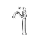 Baterie umywalkowe - BATERIA UMYWALKOWA PALOMA WYSOKA CHROM SEM-1110 RETRO - miniaturka - grafika 1