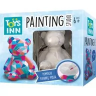 Zabawki kreatywne - Painting studio figurka gipsowa Miś STnux - miniaturka - grafika 1