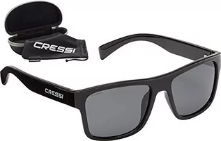 Okulary przeciwsłoneczne - Cressi Spike Sunglasses sportowe okulary przeciwsłoneczne dla dorosłych, czarny, w rozmiarze uniwersalnym - grafika 1