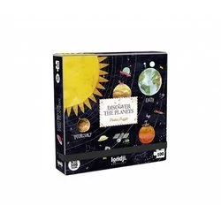 Londji Kieszonkowe puzzle dla dzieci 100 szt Odkryj Planety | 8436580423113 - Puzzle - miniaturka - grafika 1