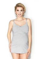 Koszulki i topy damskie - Koszulka ciążowa i do karmienia typu homewear EASY TANK szara, Mitex, r. L - miniaturka - grafika 1