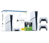 Konsole Playstation - Sony PlayStation 5 Slim D Chassis (PS5) 1TB z napędem + Dodatkowy Pad Biały + EA SPORTS FC 25 - miniaturka - grafika 1