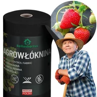 Agrowłókniny - AGROWŁÓKNINA CZARNA UV 1,6x40m P-150G/M2 GRUBA Mata NA CHWASTY pod kamienie - miniaturka - grafika 1