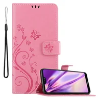 Etui i futerały do telefonów - Cadorabo pokrowiec do Huawei P20 LITE 2018 / NOVA 3E pokrowiec ochronny w kolorze różowym pokrowiec ochronny etui na telefon komórkowy kwiaty kwiaty - miniaturka - grafika 1