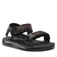Sandały damskie - Melissa Sandały Mini Papete + Rider I 33381 Black/Black 50481 - miniaturka - grafika 1