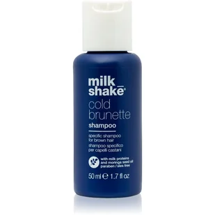 Milk Shake Cold Brunette szampon neutralizujący żółte odcienie do włosów w odcieniach brązu 50 ml - Szampony do włosów - miniaturka - grafika 1