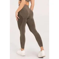 Spodnie sportowe damskie - Legginsy fitness damskie Gym Glamour seamless - miniaturka - grafika 1
