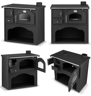 Piec koza kuchenka kuchnia węglowa westfalka 6-8kW (kolor: czarny, średnica wylotu spalin: 130 mm) - spełnia anty-smogowy EkoProjekt 99680120 - Kuchnie węglowe - miniaturka - grafika 8