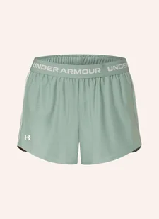 Under Armour Szorty Treningowe Play Up gruen - Spodenki damskie - miniaturka - grafika 1