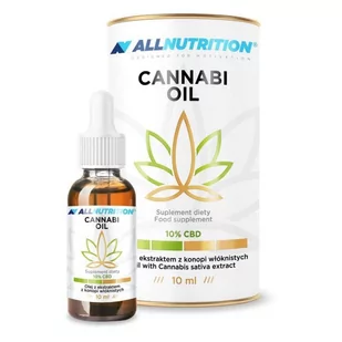 ALLNUTRITION Allnutrition Cannabi Oil 10%  10ml ALL768 - Olejki do ciała i włosów - miniaturka - grafika 1