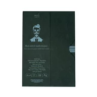 Podobrazia, bloki, papiery - Blok Do Szkicu Sm-Lt A4 165 G 30 Ark. W Etui Czarne Kartki - miniaturka - grafika 1