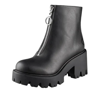 botki damskie ALTERCORE czarne (GEMMA VEGAN BLACK)-39 - Botki damskie - miniaturka - grafika 1