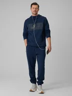 Spodnie sportowe męskie - 4F Spodnie dresowe joggery męskie - granatowe XXL - miniaturka - grafika 1