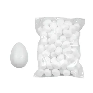 Jajko z pianki - 4 cm, 90 sztuk - Zabawki kreatywne - miniaturka - grafika 1