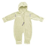 Kombinezony dla dzieci - HOPPEDIZ Kombinezon z bawełny ekologicznej ✓ bardzo długie nogawki – idealny do nosidełka dla niemowląt ✓ ściągacze na dłoniach i stopach, piaskowy, 56-62 - miniaturka - grafika 1