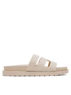 Klapki i japonki damskie - JENNY Klapki CT0613-87 Beżowy - miniaturka - grafika 1