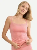 Piżamy damskie - Triumph Top Feel Of Modal 10221654 Różowy Slim Fit - miniaturka - grafika 1