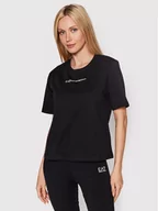 Koszulki i topy damskie - EA7 Emporio Armani T-Shirt 8NTT22 TJBEZ 1200 Czarny Regular Fit - miniaturka - grafika 1